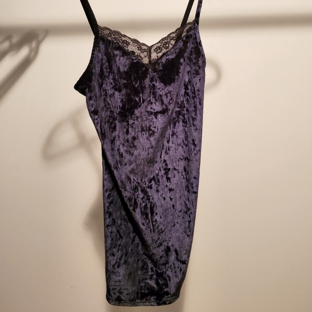 Sexy Velvet Cami Nightgown